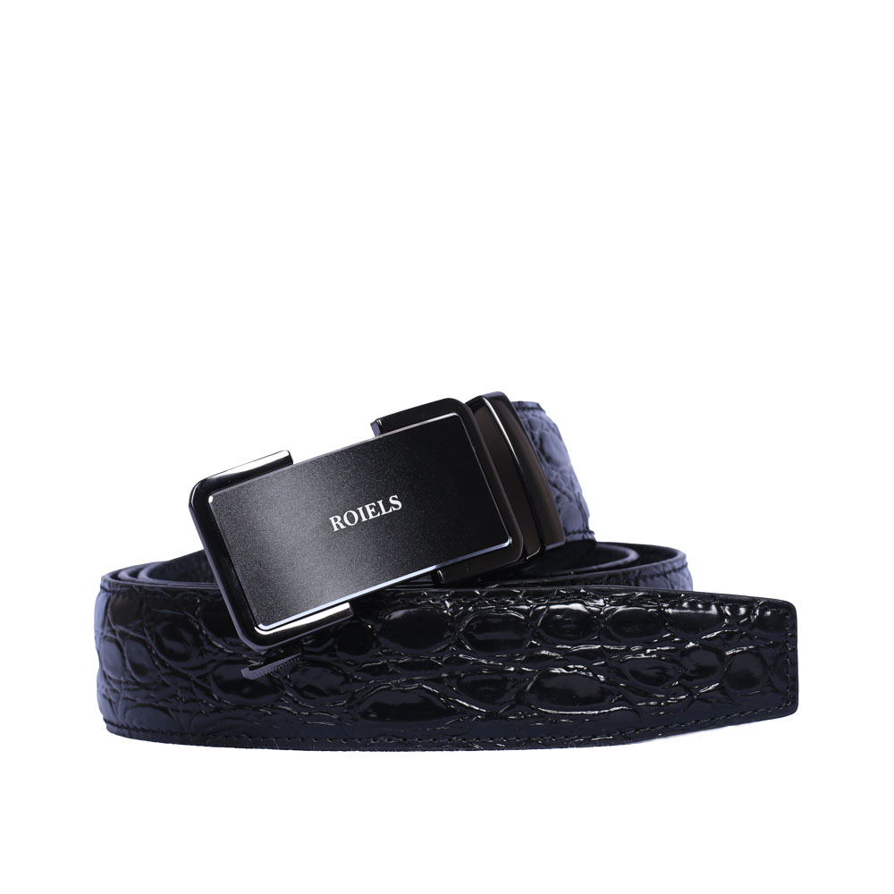 Black Crocodile Belt
