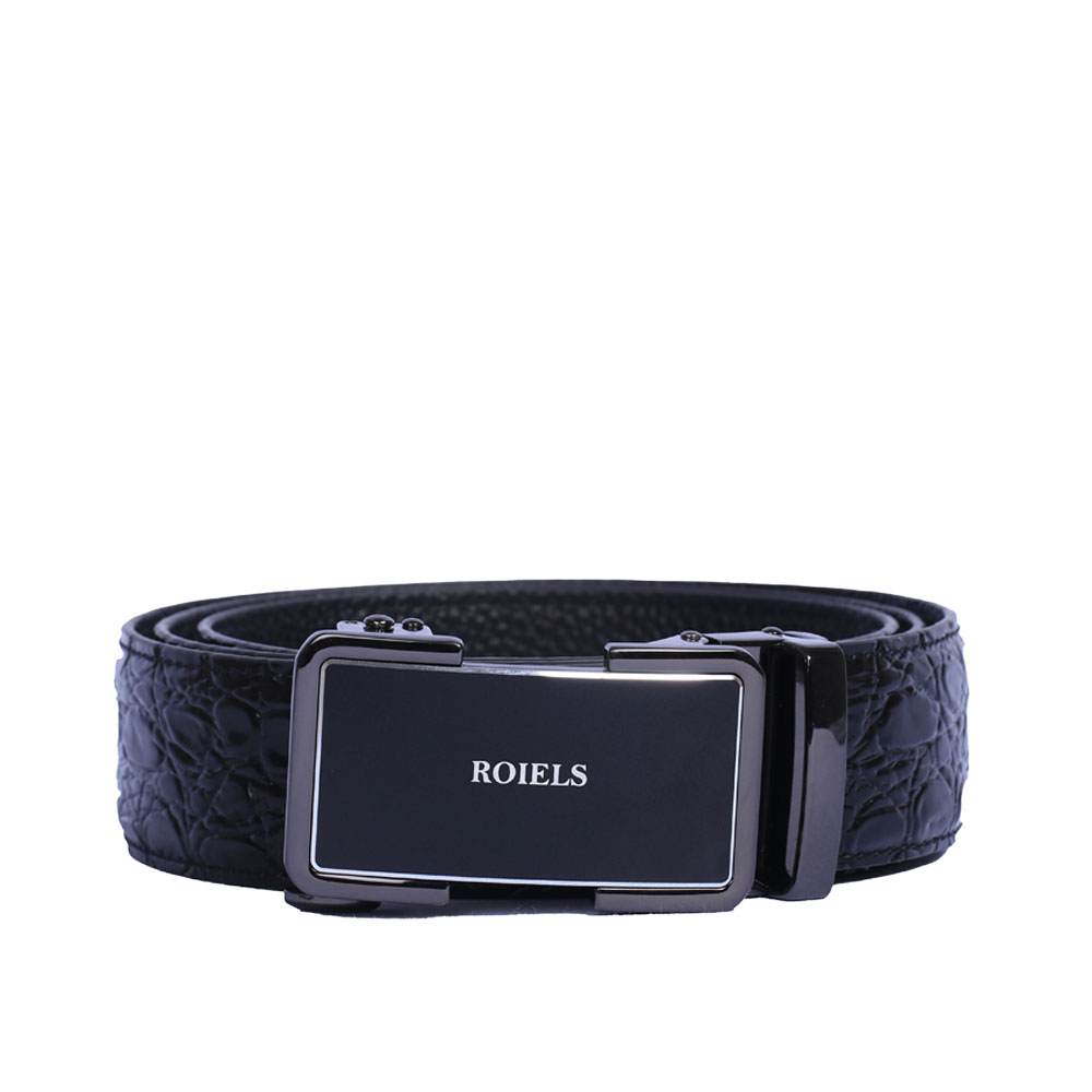 Black Crocodile Belt