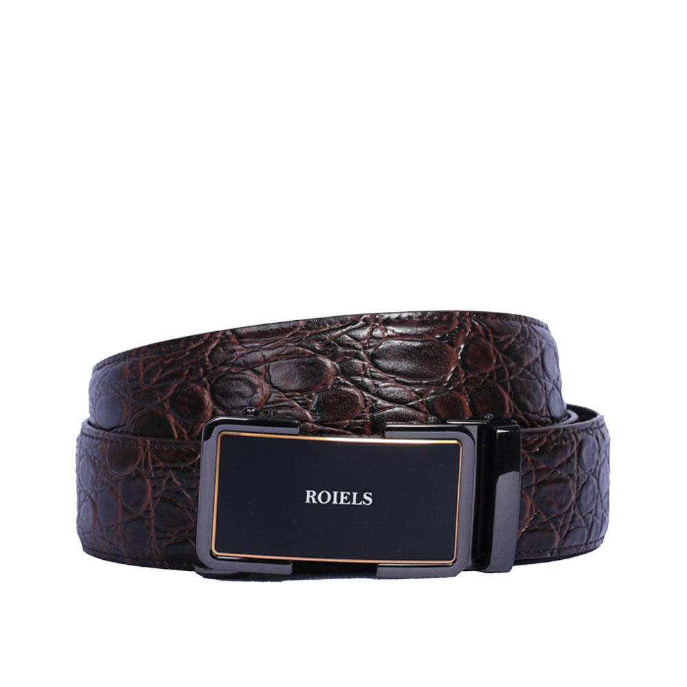 Brown Crocodile Belt