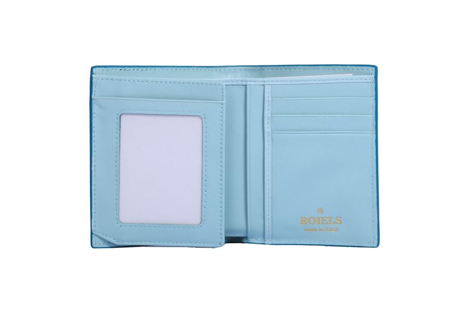 Wallet White Blue
