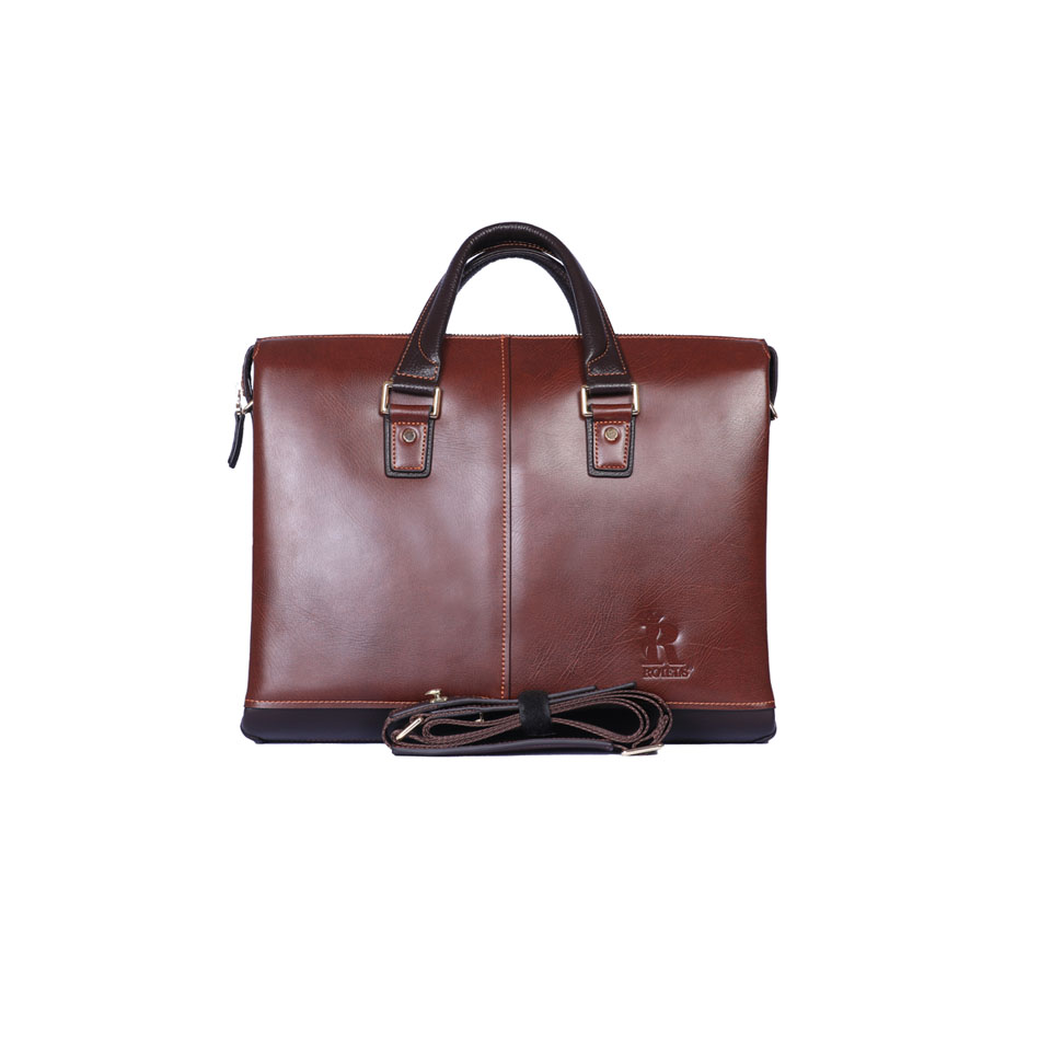 Men handbag genuine leather